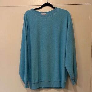 Double Zero Light Blue Men's Crewneck Sweater